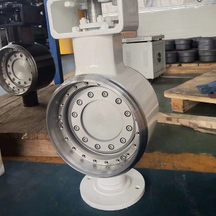 Ductile iron Flanged Butterfly Valve with Concentric type Vulcanized Seated