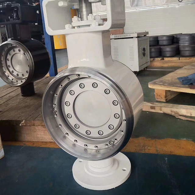 Ductile iron Flanged Butterfly Valve with Concentric type Vulcanized Seated