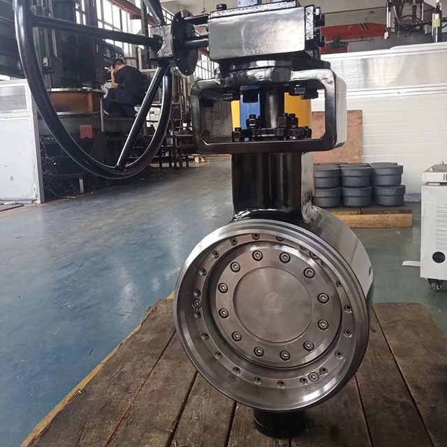 Ductile iron Flanged Butterfly Valve with Concentric type Vulcanized Seated