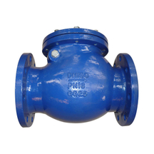 Ductile iron double flange industrial swing check valv