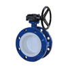 Double Flanged concentric type Butterfly Valve with Teflon disc and seated