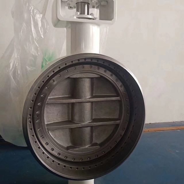 Ductile iron Flanged Butterfly Valve with Concentric type Vulcanized Seated